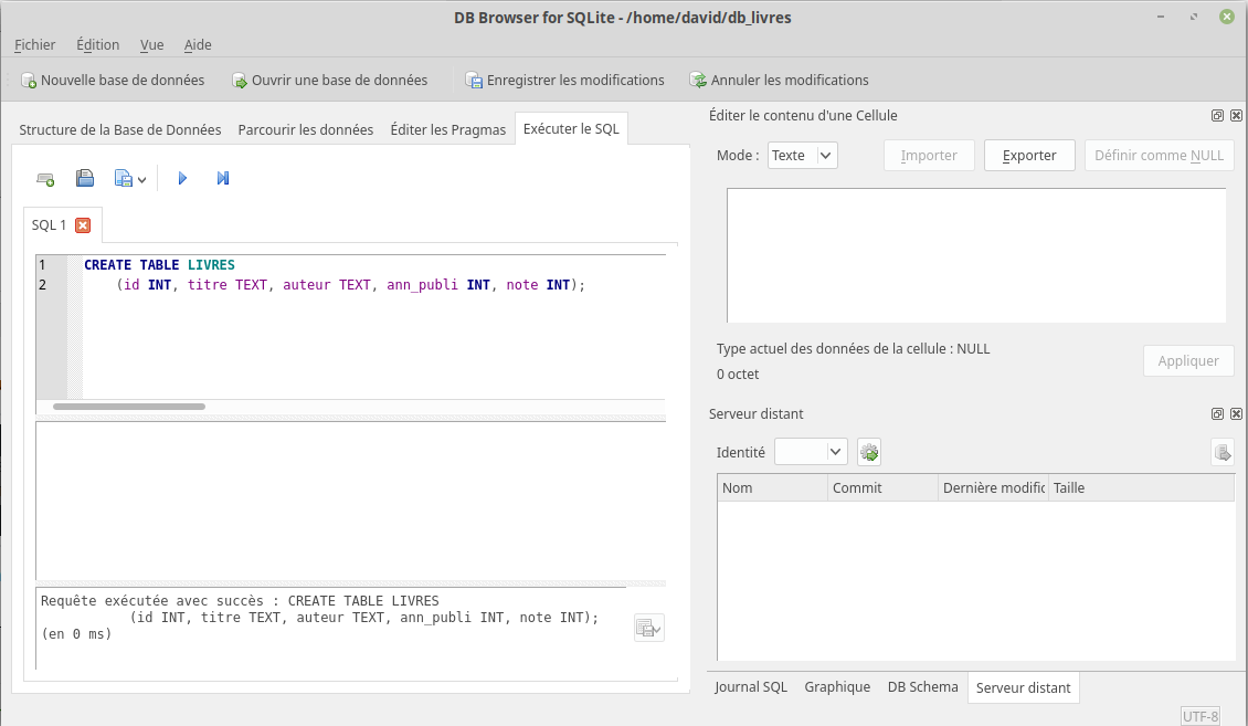 save db sqlite